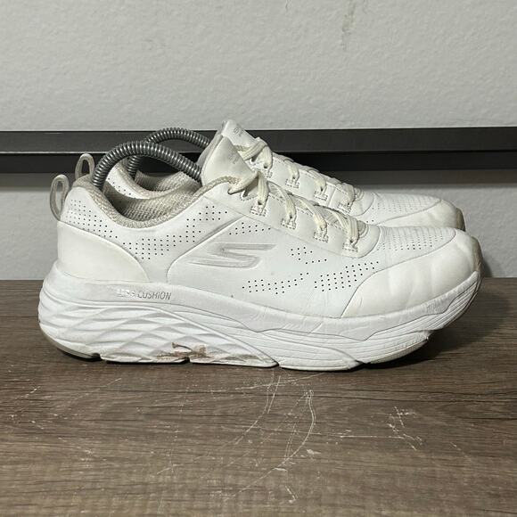 Skechers Max Cushioning Elite Step Up Women’s Walking Shoes Size 9 White (Wide) - Picture 3 of 8